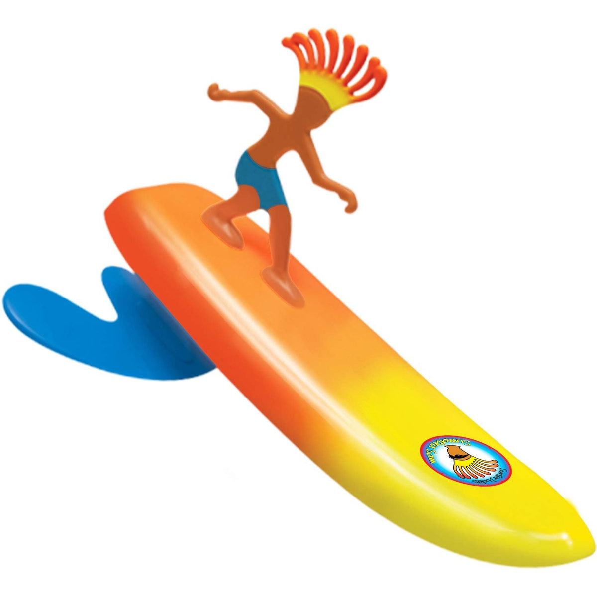 Surfer Dudes Wave Powered Mini-Surfer and Surfboard Toy - Sumatra Sam