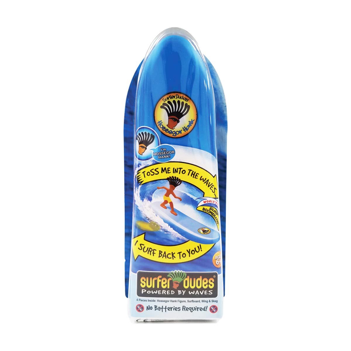 Surfer Dudes Wave Powered Mini-Surfer and Surfboard Toy - Sumatra Sam