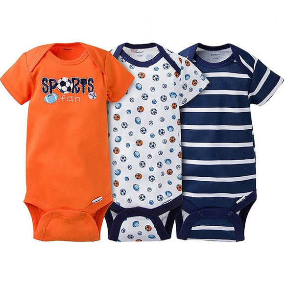 Gerber Baby Boy Bodysuits 3-Pack 3-9 Months