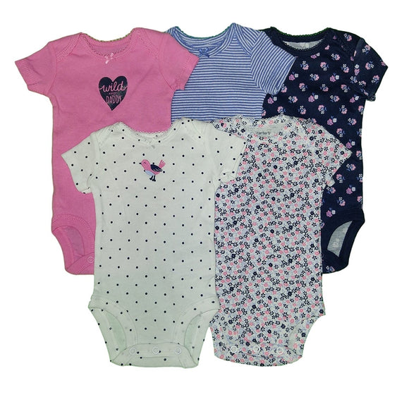 Carter's Baby Girls' 5 Pack Bodysuits (Baby)