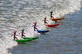 Surfer Dudes Wave Powered Mini-Surfer and Surfboard Toy - Blue Hossegor Hank