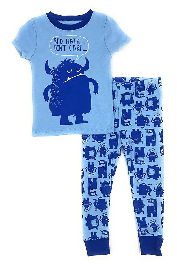 Baby and Toddler Boys Snug Fit Graphic Pajama Shirt and Pants Two-Piece Set