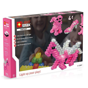 Light Stax Fantasy Set 160X Stax with LED Light and Rechargeable Battery Brick