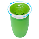 Munchkin Miracle 360 BPA Free Sippy Cup 10 ounce, 3 Count (Green Blue Orange)