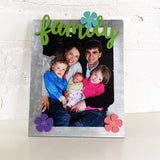 Family Magnet Set with Metal Easel Board for Home or Office by Roeda Studio