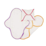 Imse Vimse Reusable Organic Cotton Menstrual Pads with Wings (Panty Liner, Natural)