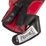 Pro Force Leatherette Boxing Gloves with White Palm
