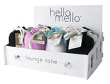 Hello Mello Luxurious Soft Lounge Robe With Matching Drawstring Tote Bag