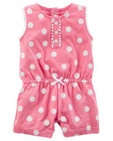 Carter's Set of 2 Baby Girl's Shorts Rompers