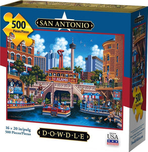 Dowdle Jigsaw Puzzle - San Antonio - 500 Piece