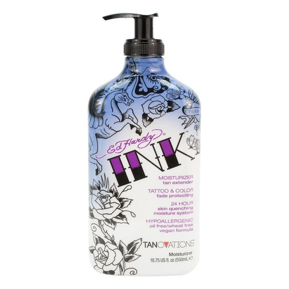 Ink By Ed Hardy Tattoo & Color Fade Moisturizer Tan Extender 18.75 Ounce