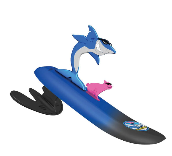 Surfer Dudes Legends & Surfer Pets Wave Powered Mini-Surfer, Pet and Surfboard Beach Toy (Mako P.I. and G.)