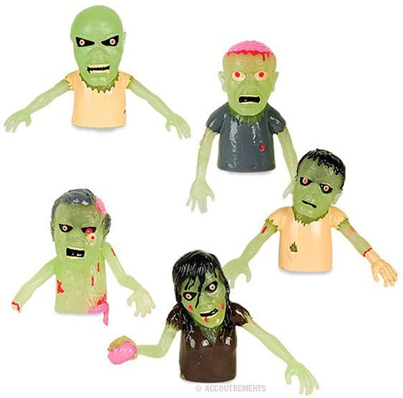 Accoutrements Glow Finger Zombies (Set Of 5)