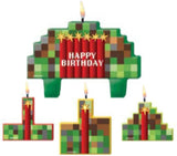 Amscan TNT Pixelated Party Birthday Candle Set