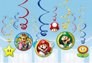 amscan Super Mario Foil Decor