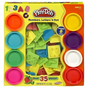 Play-Doh 35-Piece Numbers, Letters and Fun Art Toy