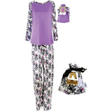 Hello Mello Luxurious Soft Womens Loungewear Set, Top and Pant Matching Set with Drawstring Bag