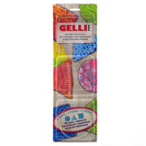 Gelli Arts Minis - Set of 3 Mini Gel Printing Plates Round, Square, Triangle