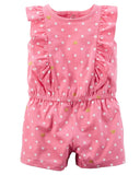 Carter's Set of 2 Baby Girl's Shorts Rompers