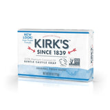 Kirk's Original Gentle Castile Soap Fresh Scent 4 Ounces (6 Count)