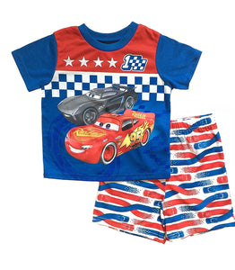 AME Disney Cars 3 Little Boys Toddler Poly Short Pajama Set