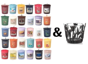 Yankee Candle Votives - Grab Bag of 10 Assorted Votive Candles (10 Ct Fresh Fragrances Mixed)