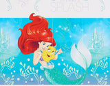 amscan 571620 Plastic Table Cover | Disney Ariel Dream Big Collection | Party Accessory 1 ct