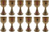Fun Express Molded Crown Goblets for Mardi Gras (1 dozen) Party Supplies, Drinkware, ReUsable Cups