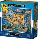 Dowdle Jigsaw Puzzle - Best of Seattle - 500 Piece