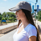 FitKicks Folding Adjustable Cap UPF 50+ Active Lifestyle Hat Unisex Headgear