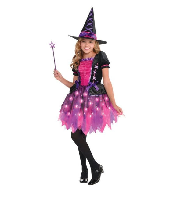 Amscan Sparkle Witch Child Light Up Costume