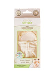MITTEEZ Wood Baby Organic Wooden Teether with Absorbent Cloth